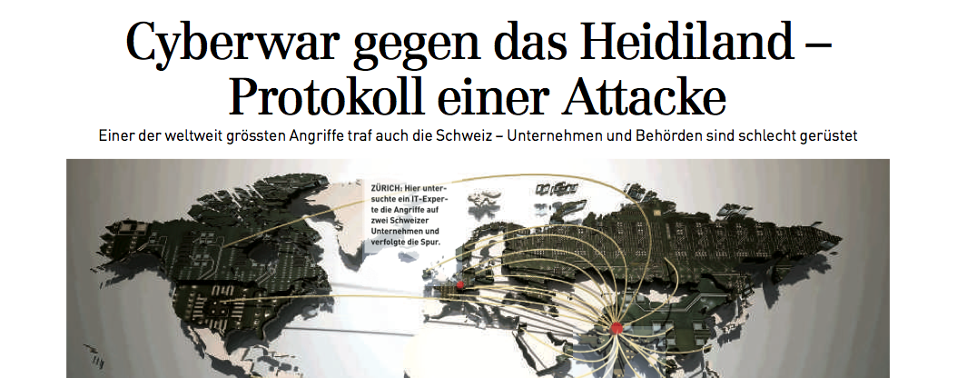 Cyberwar gegen das Heidiland Ausschnitt